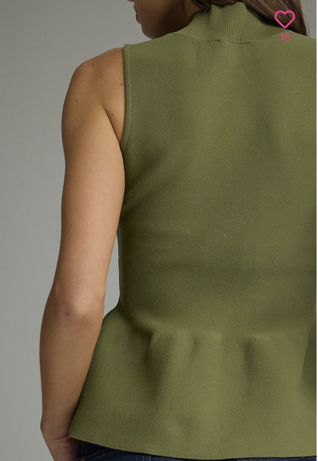 Charley Olive Sleeveless Top