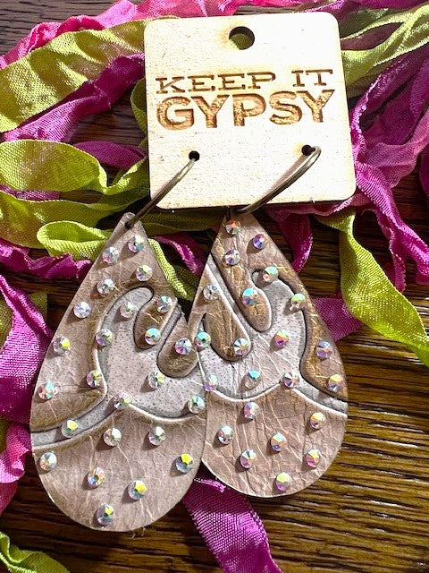 Keep It Gypsy Rhinestone Earrings