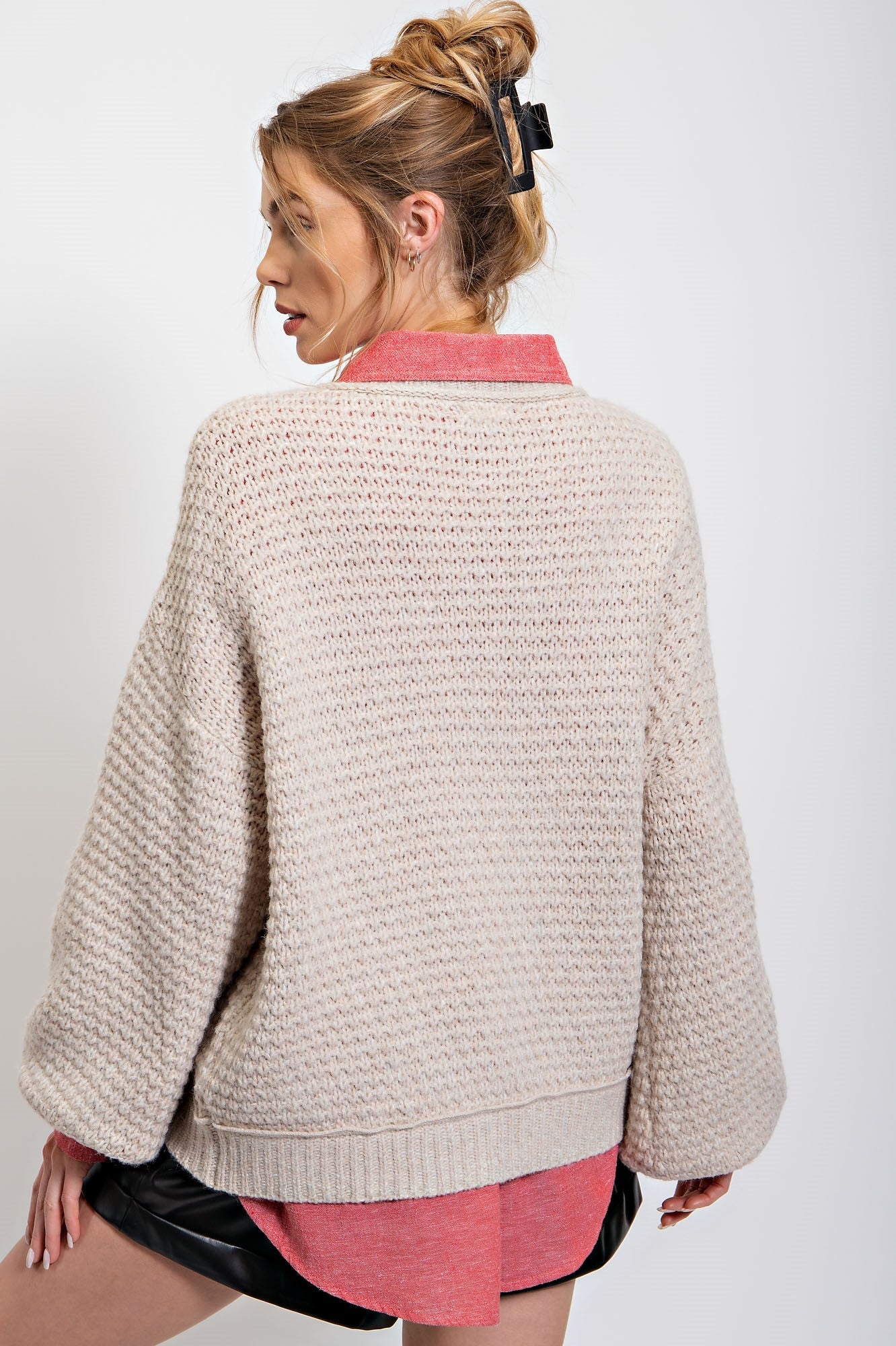 Latte Please Sweater by Easel