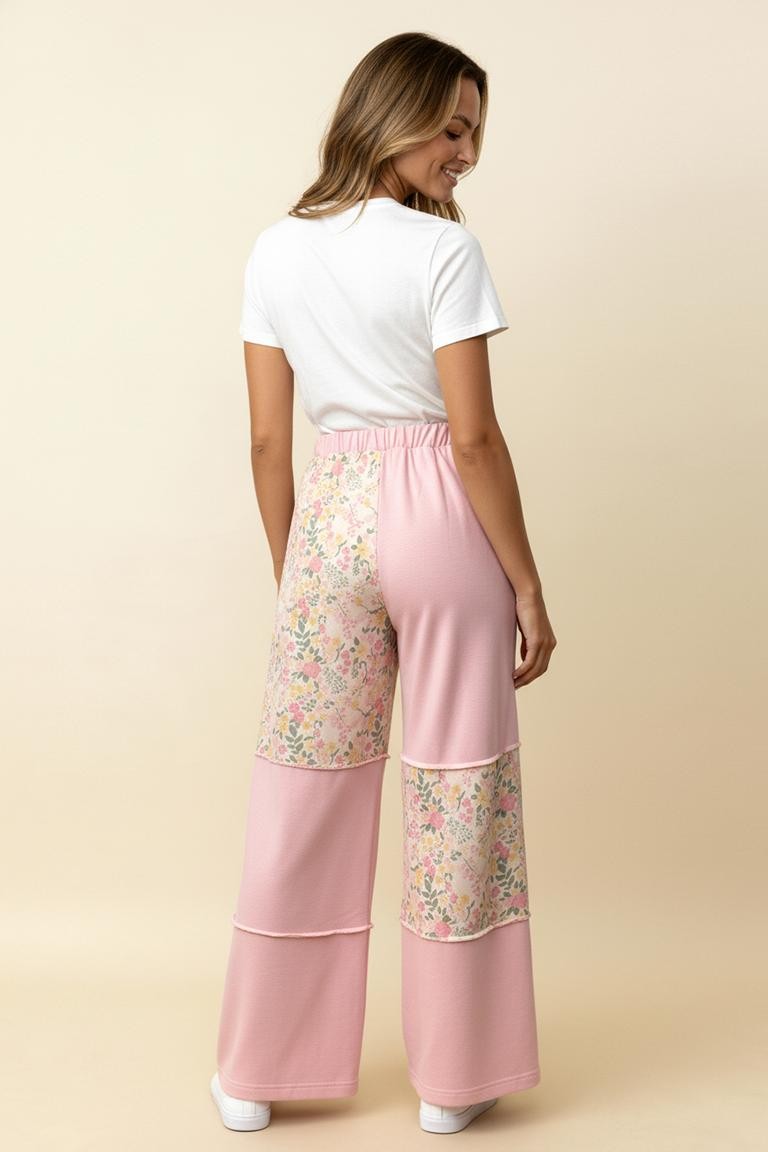 Pink Patchwork Perfection Pants
