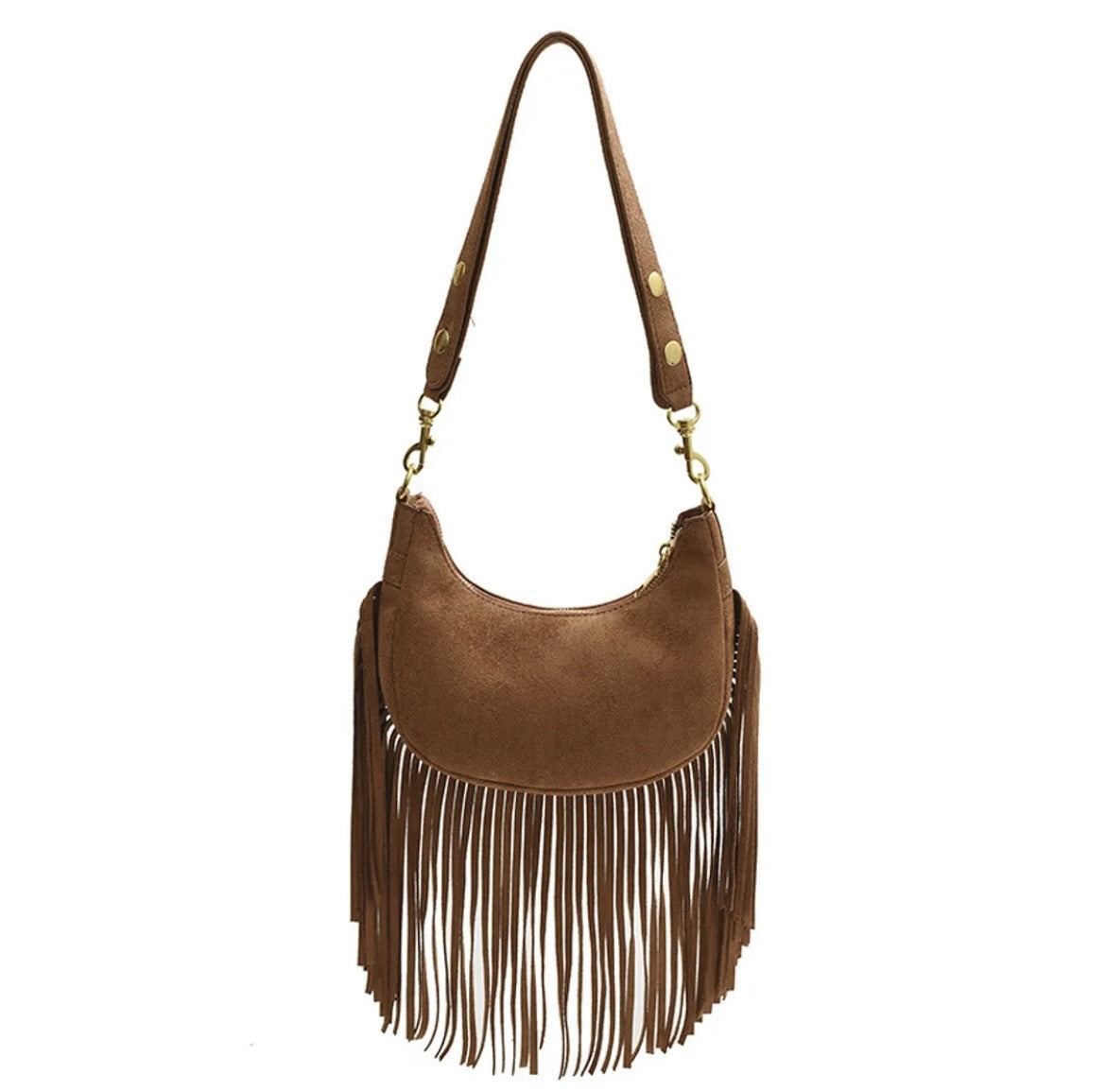 Hippie Chic Handbag-Brown