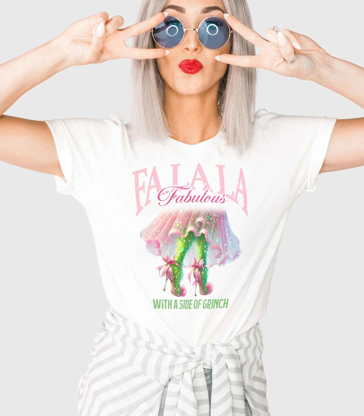 Falala Fabulous with a Side of Grinch T-Shirt