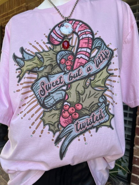 Sweet But a Little Twisted Christmas T-Shirt