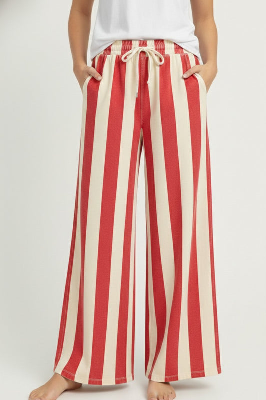 Stripe Daydreams Drawstring Pants