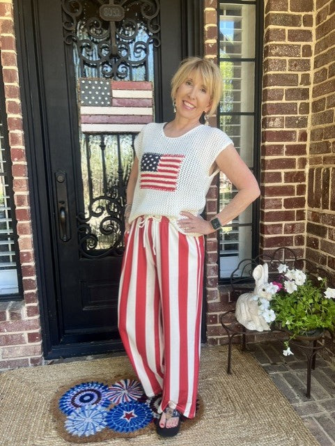 Stripe Daydreams Drawstring Pants