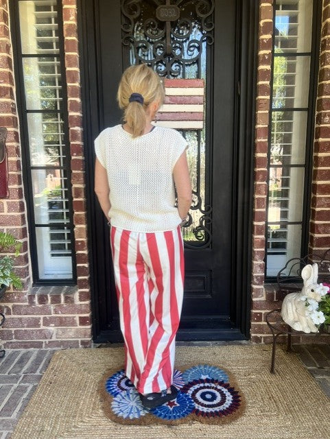 Stripe Daydreams Drawstring Pants
