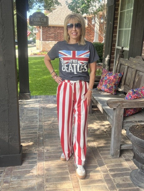 Stripe Daydreams Drawstring Pants