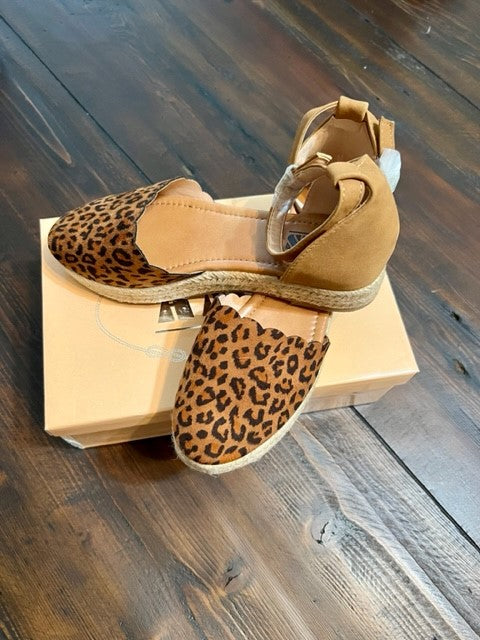 Leopard Espadrilles--SALE ITEM