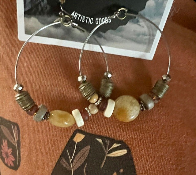 Fall Bead Earrings