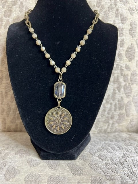 Champagne Coin Necklace