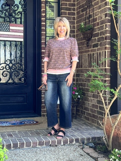 Montana in Leopard Top