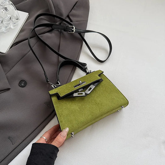 Gwen Suede Crossbody Handbag