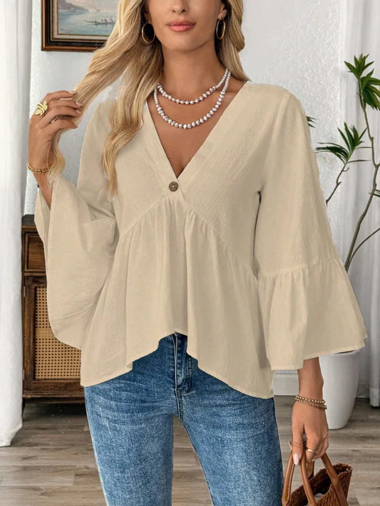Basking in Beige Top