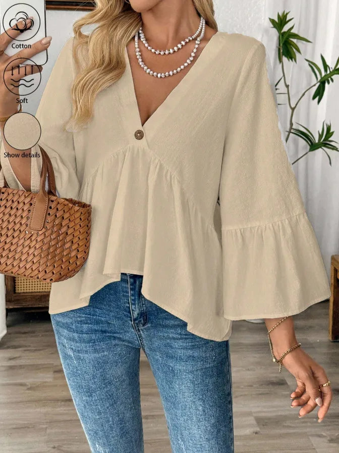 Basking in Beige Top