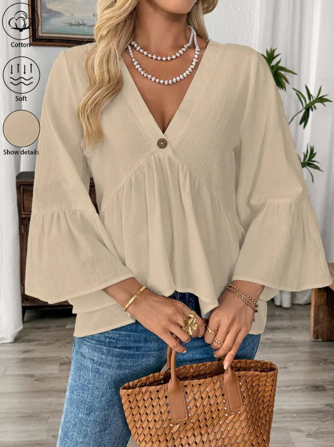 Basking in Beige Top