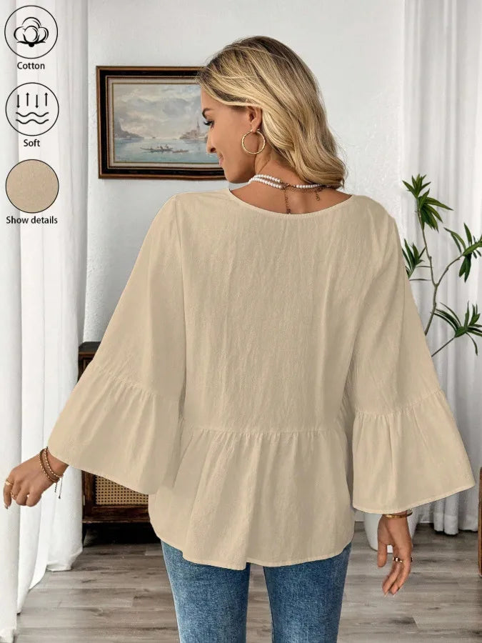 Basking in Beige Top