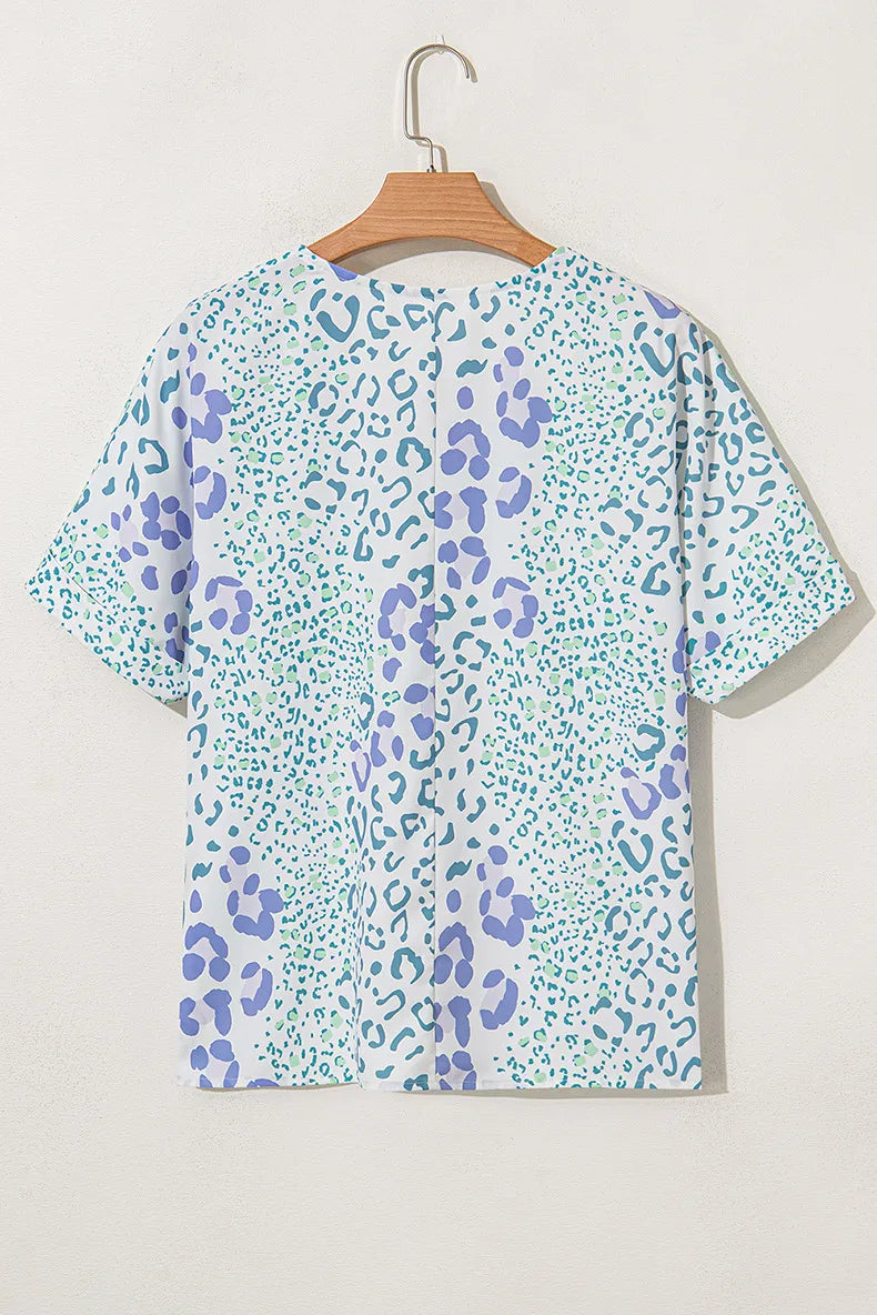 Kacey Frosted Leopard Top