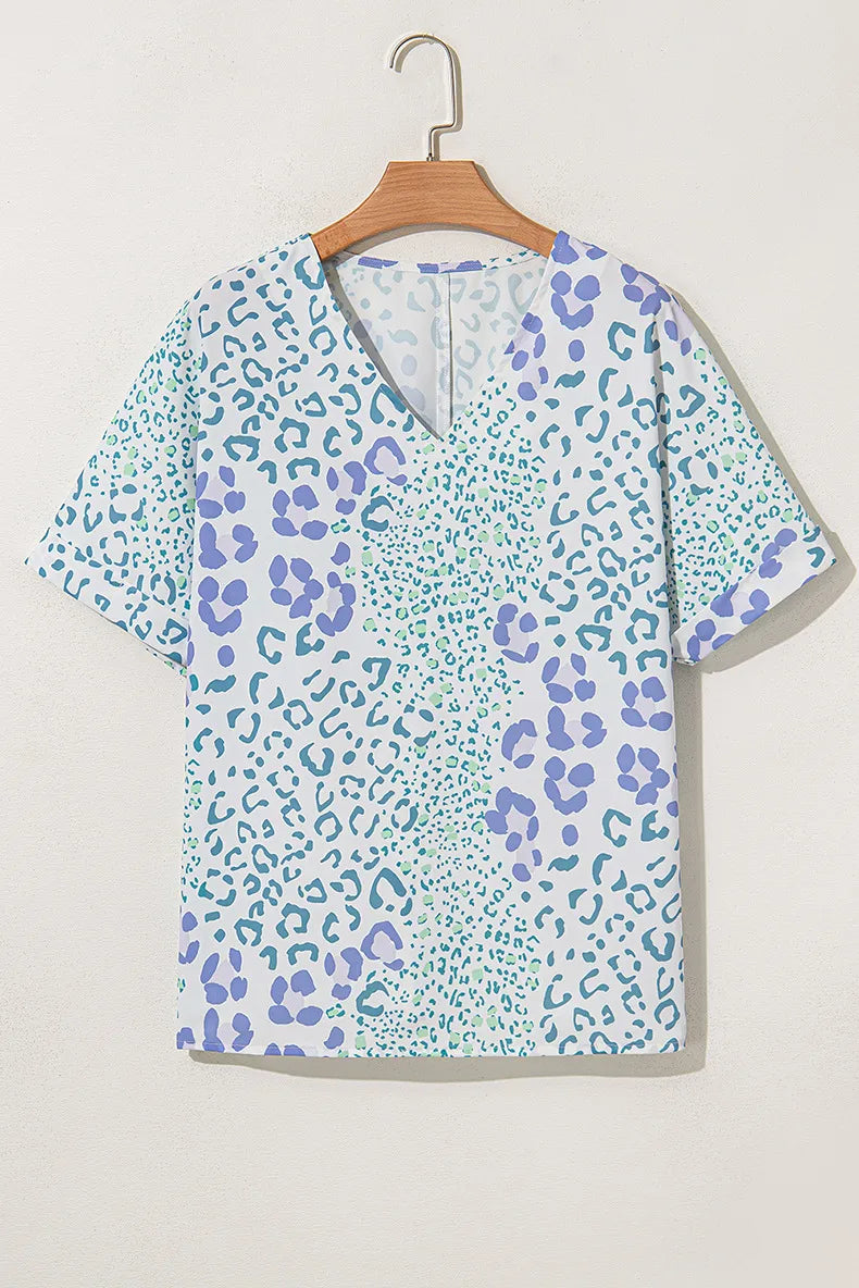 Kacey Frosted Leopard Top