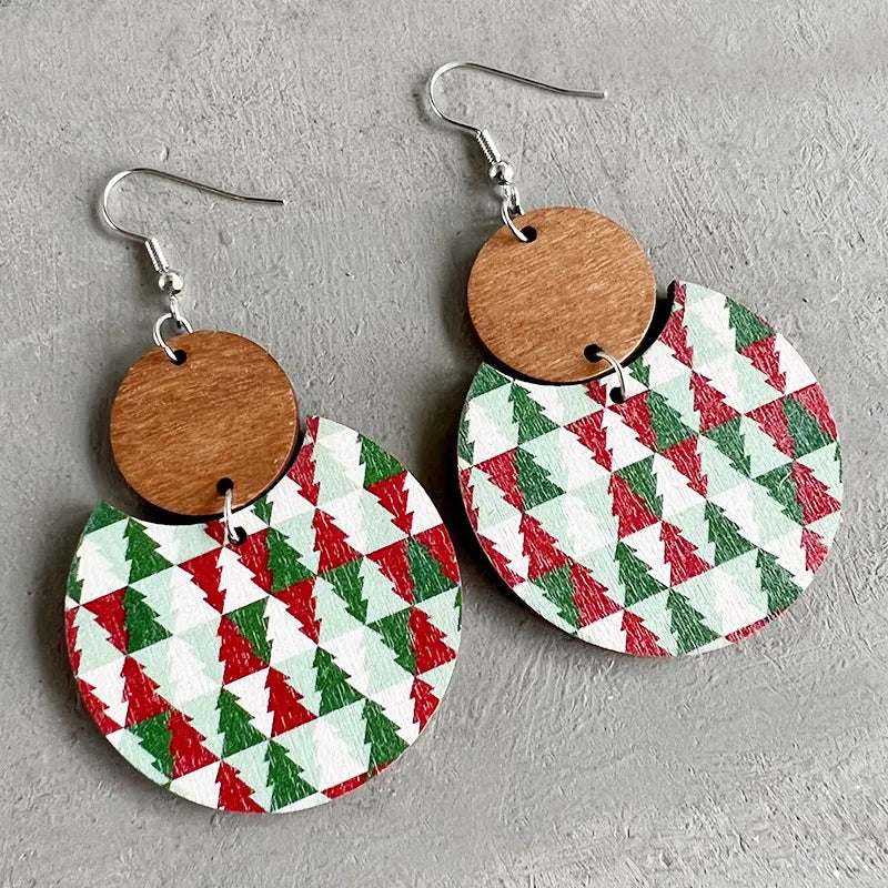 Christmas Tree Ornament Earrings