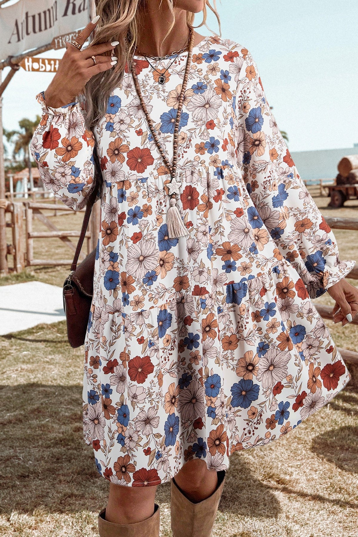 Soft Spoken and Sassy Boho Dress