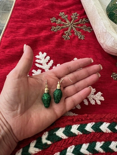 Christmas Light Earrings