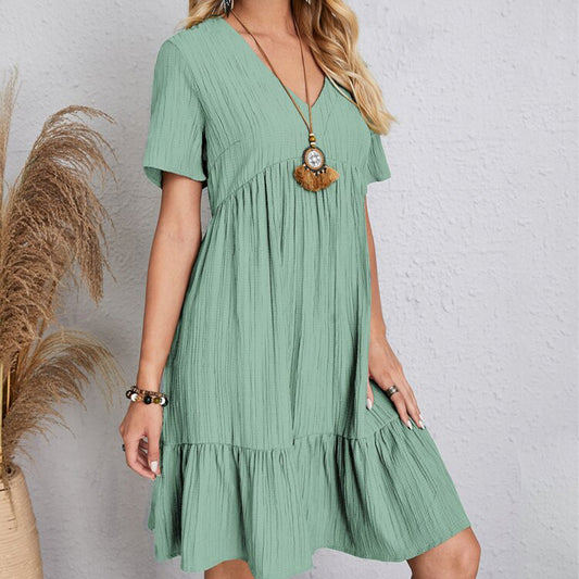 Sophia in Sage Dress