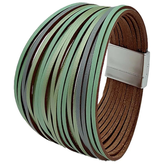 Green Multi Strand Bracelet