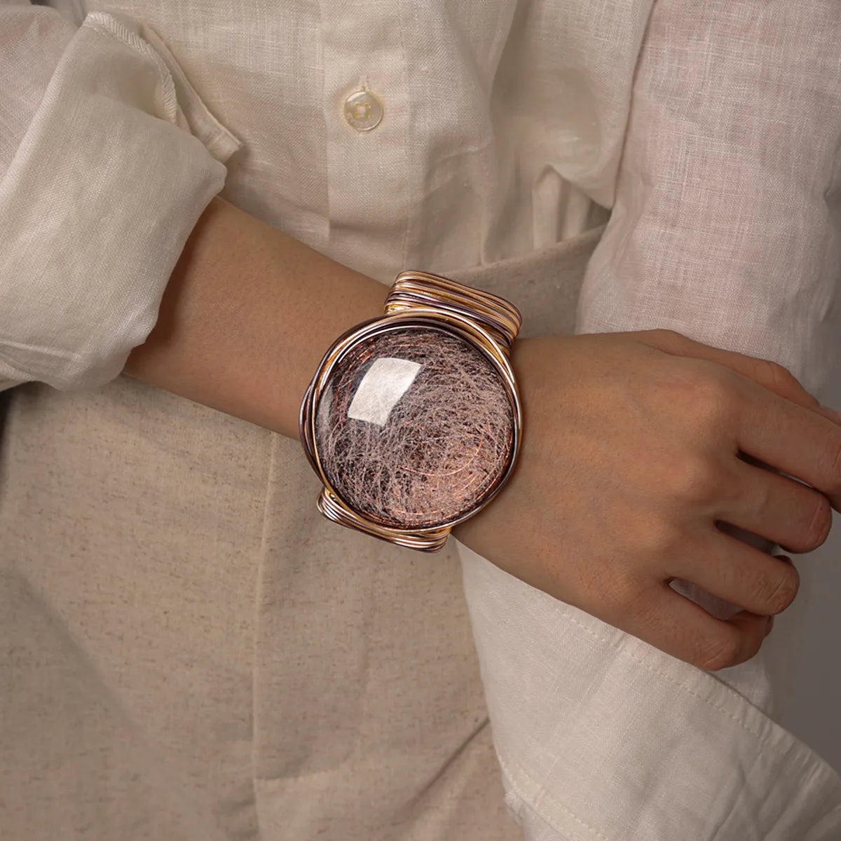 Large Stone Bracelet