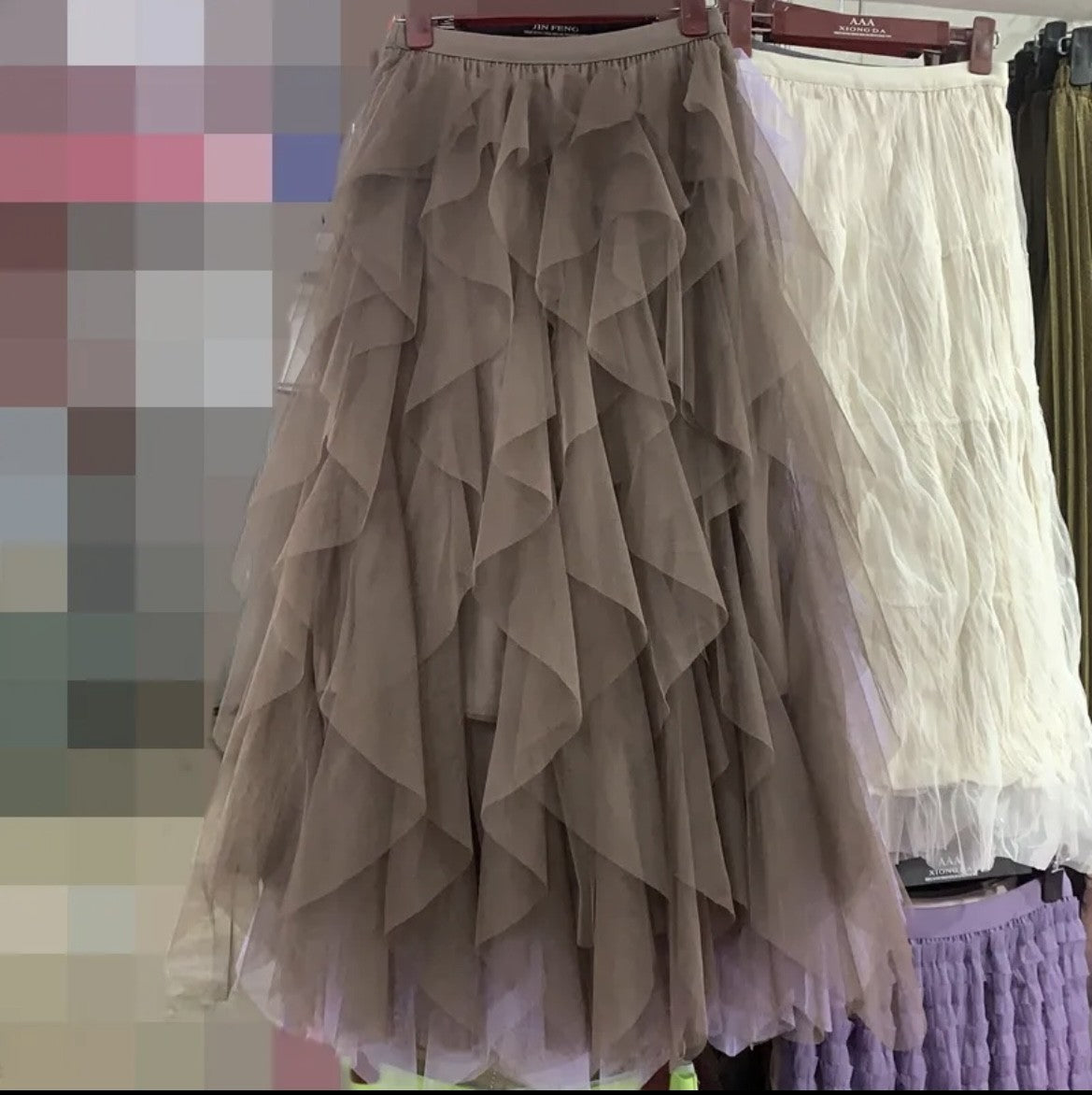 Life of the Party Skirt-Khaki