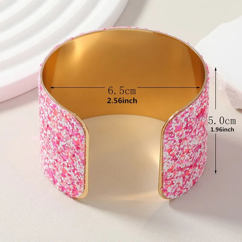 Glitter Cuffs-Pink or Gold