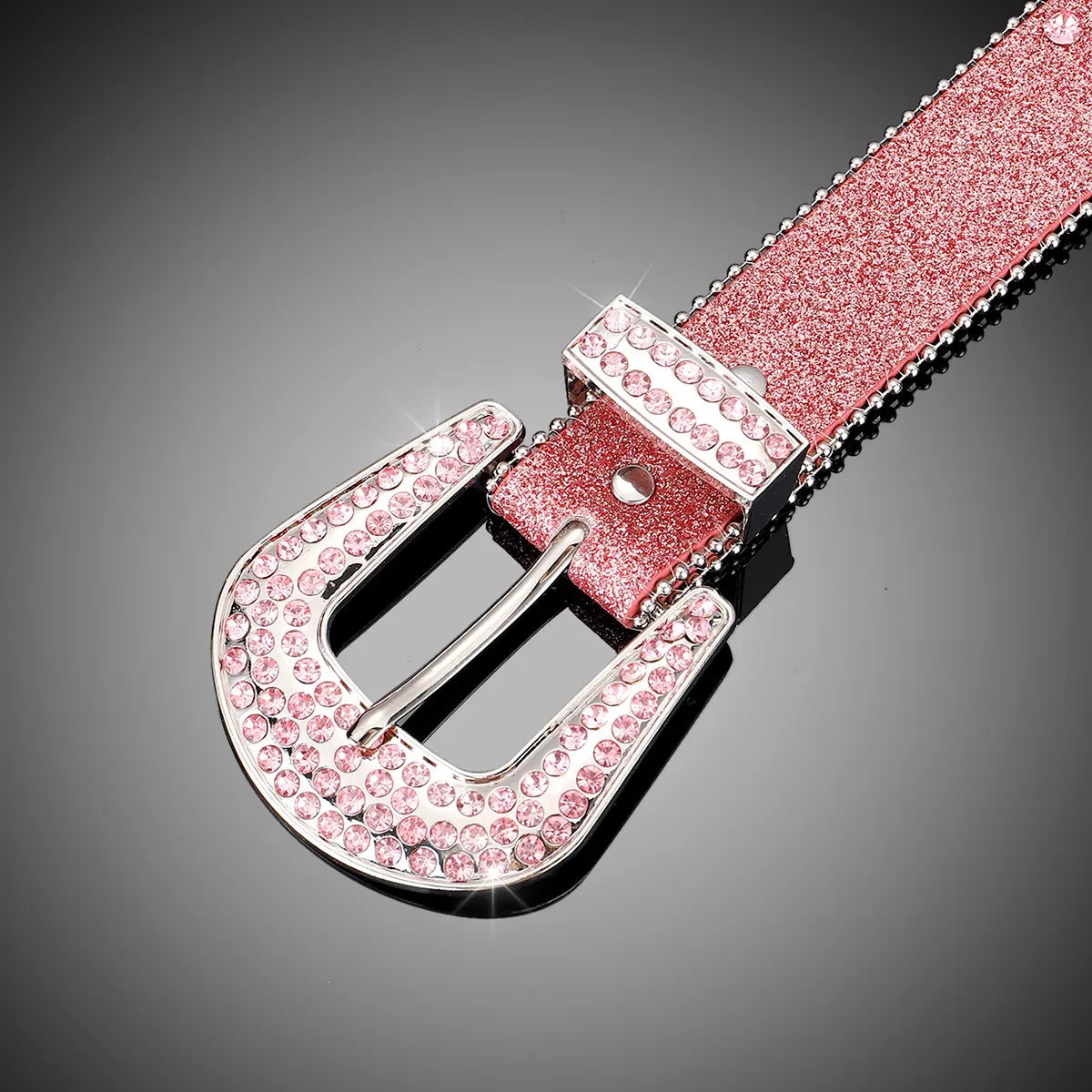 Pink Rhinestone Belt