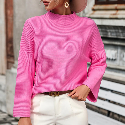 Lady in Pink Sweater