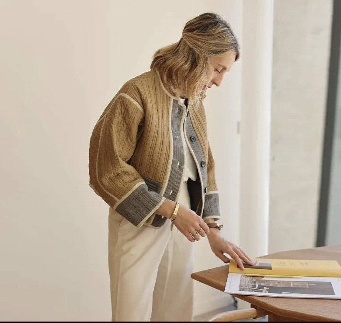 Quilt Me Crop Jacket