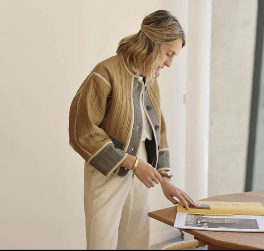 Quilt Me Crop Jacket
