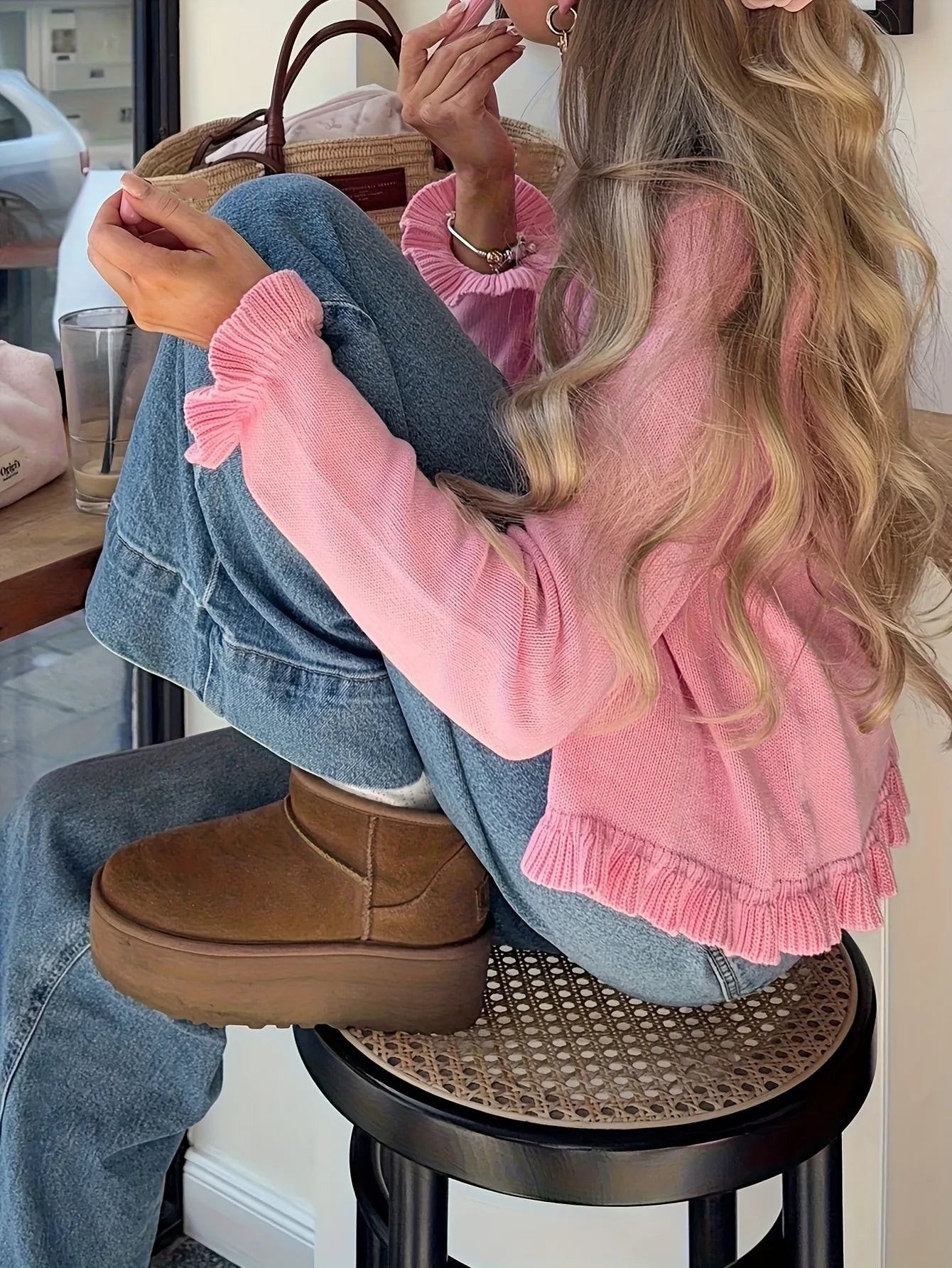 The Rachel Ruffle Cardigan