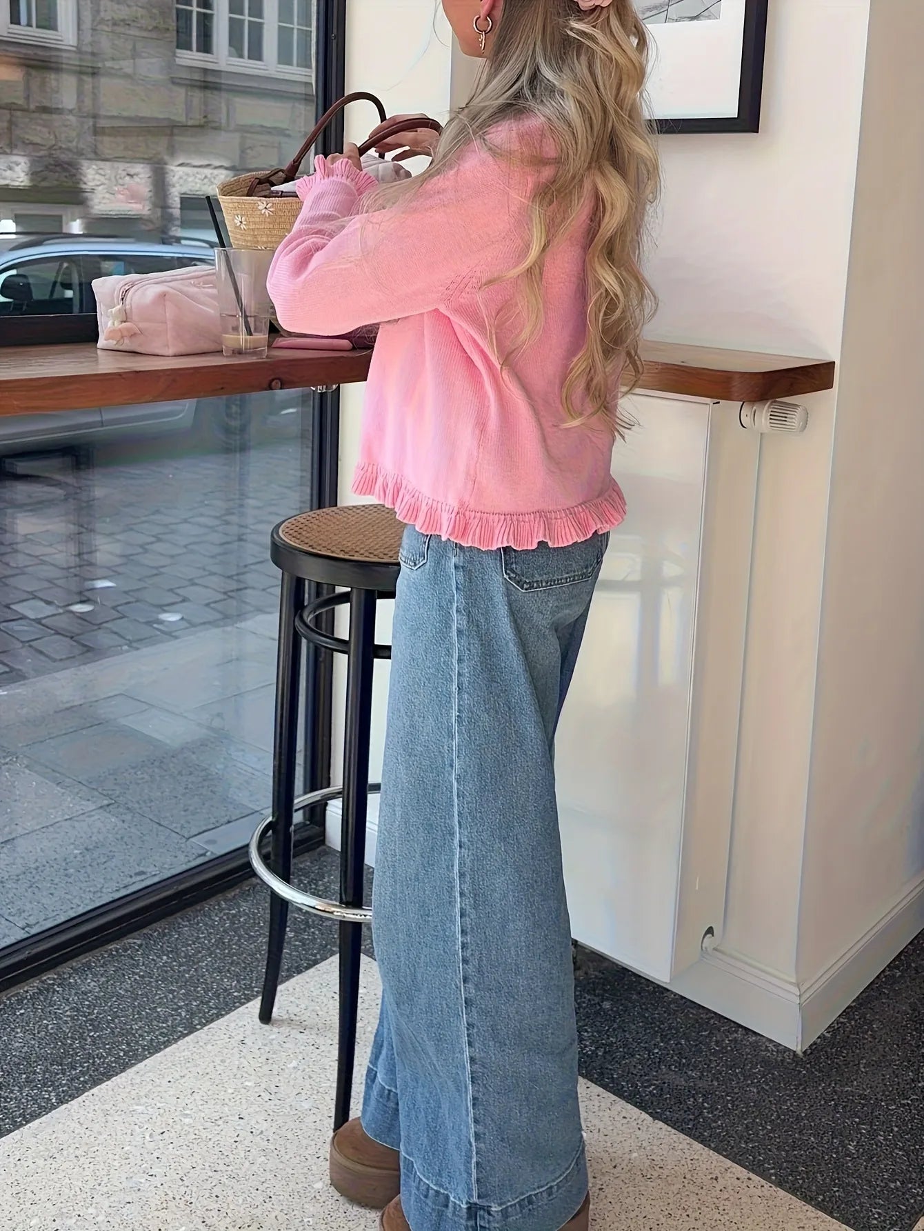 The Rachel Ruffle Cardigan