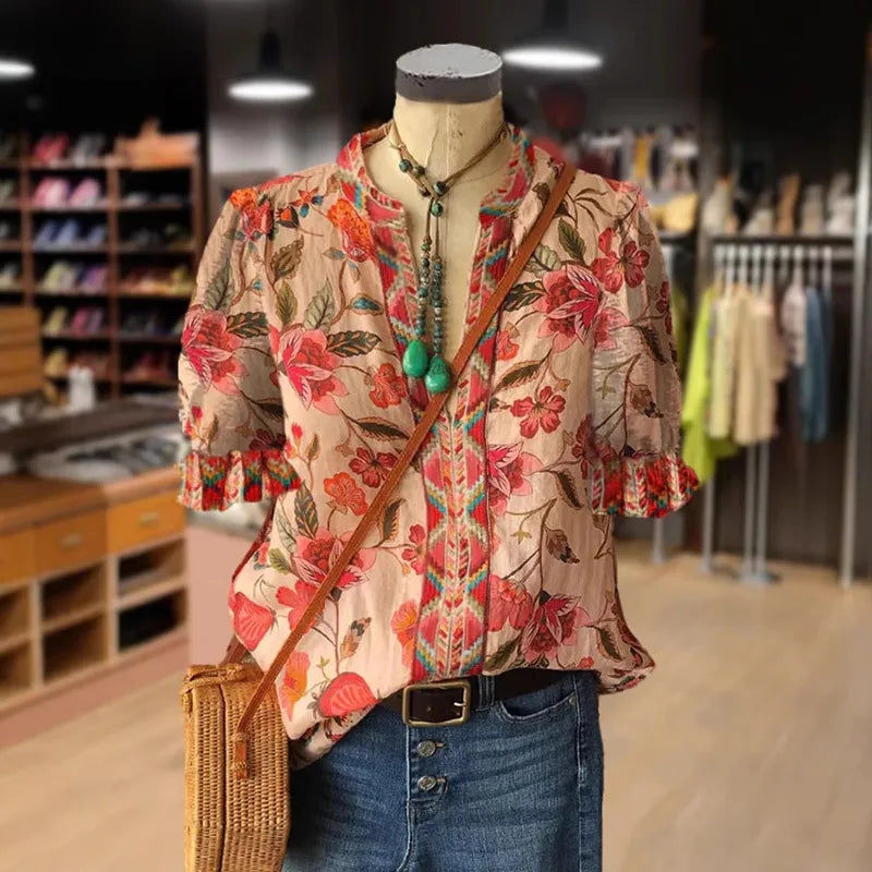 Rebel Yell - Floral Top