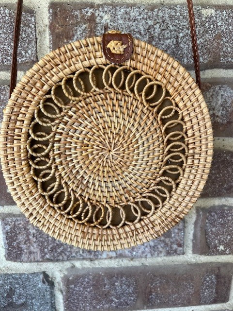 Crossbody Summer Bag Spiral Design