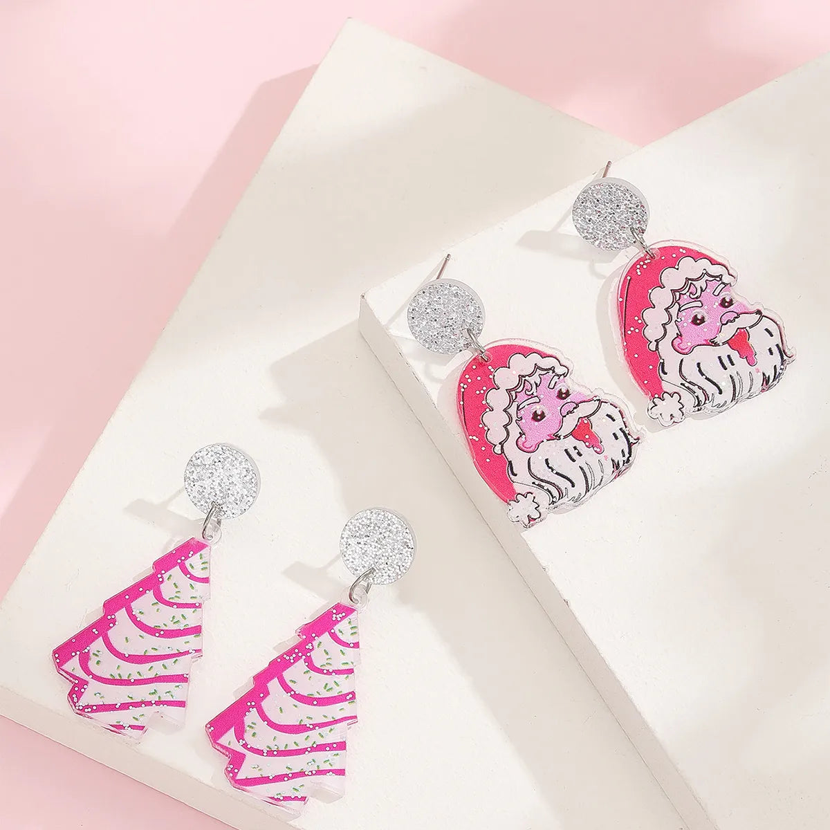 Santa Face Earrings