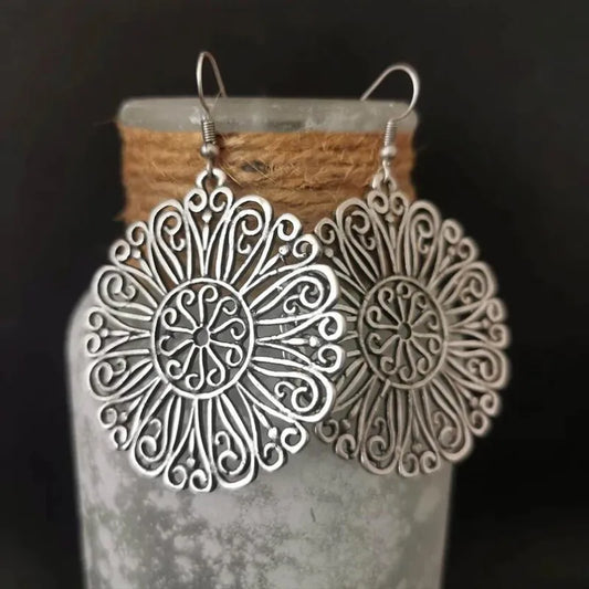 Silver Boho Earrings