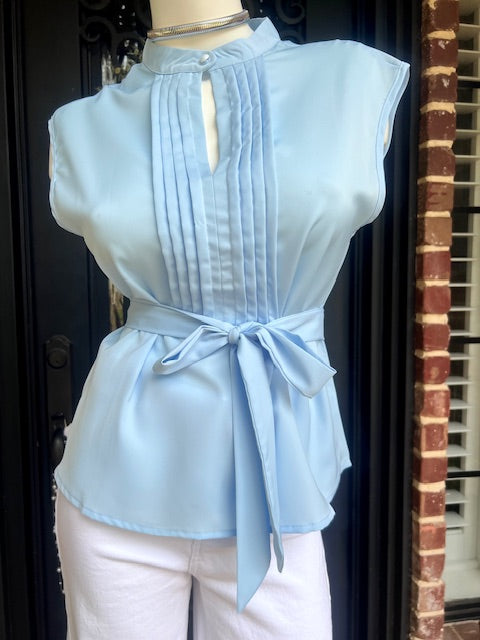 Blue Monday Sleeveless Top