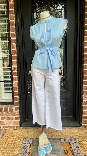 Blue Monday Sleeveless Top