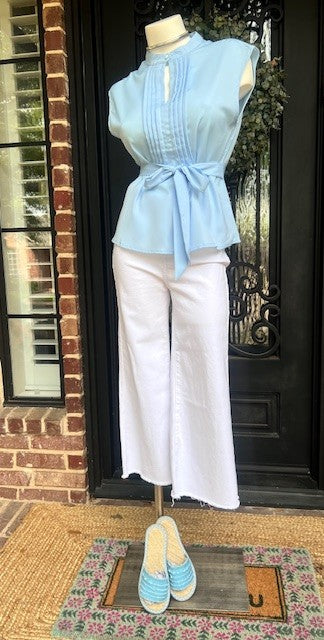 Blue Monday Sleeveless Top