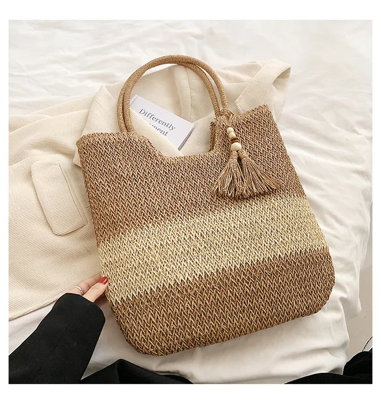 Summer Straw Handbag