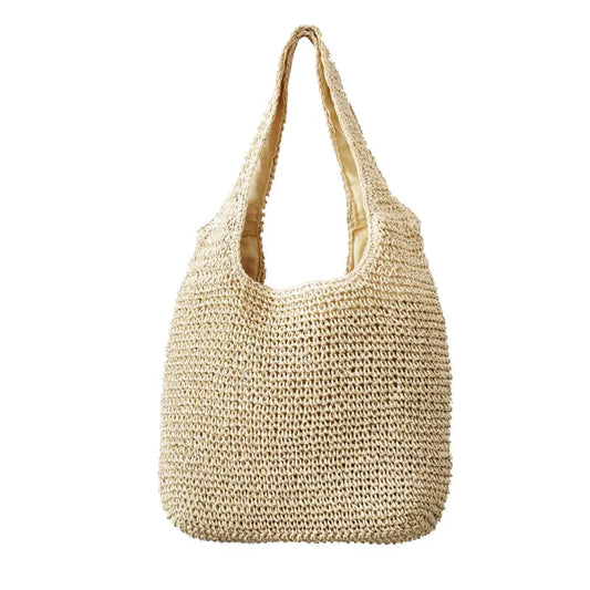 Summer Straw Sac Handbag-Natural