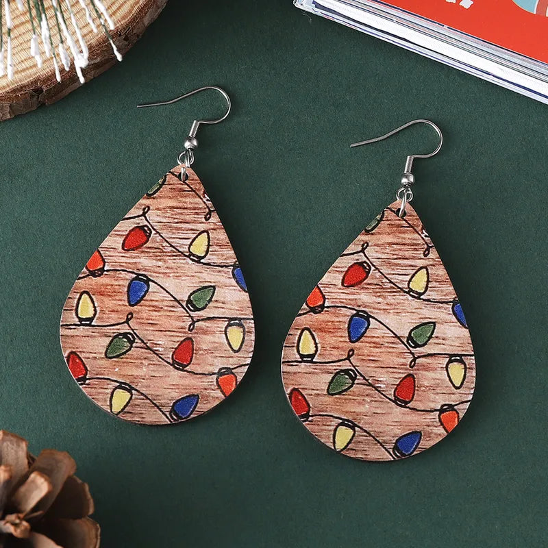 Christmas Light Earrings