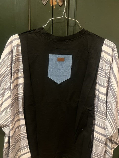 AC/DC Flutter Sleeve Top
