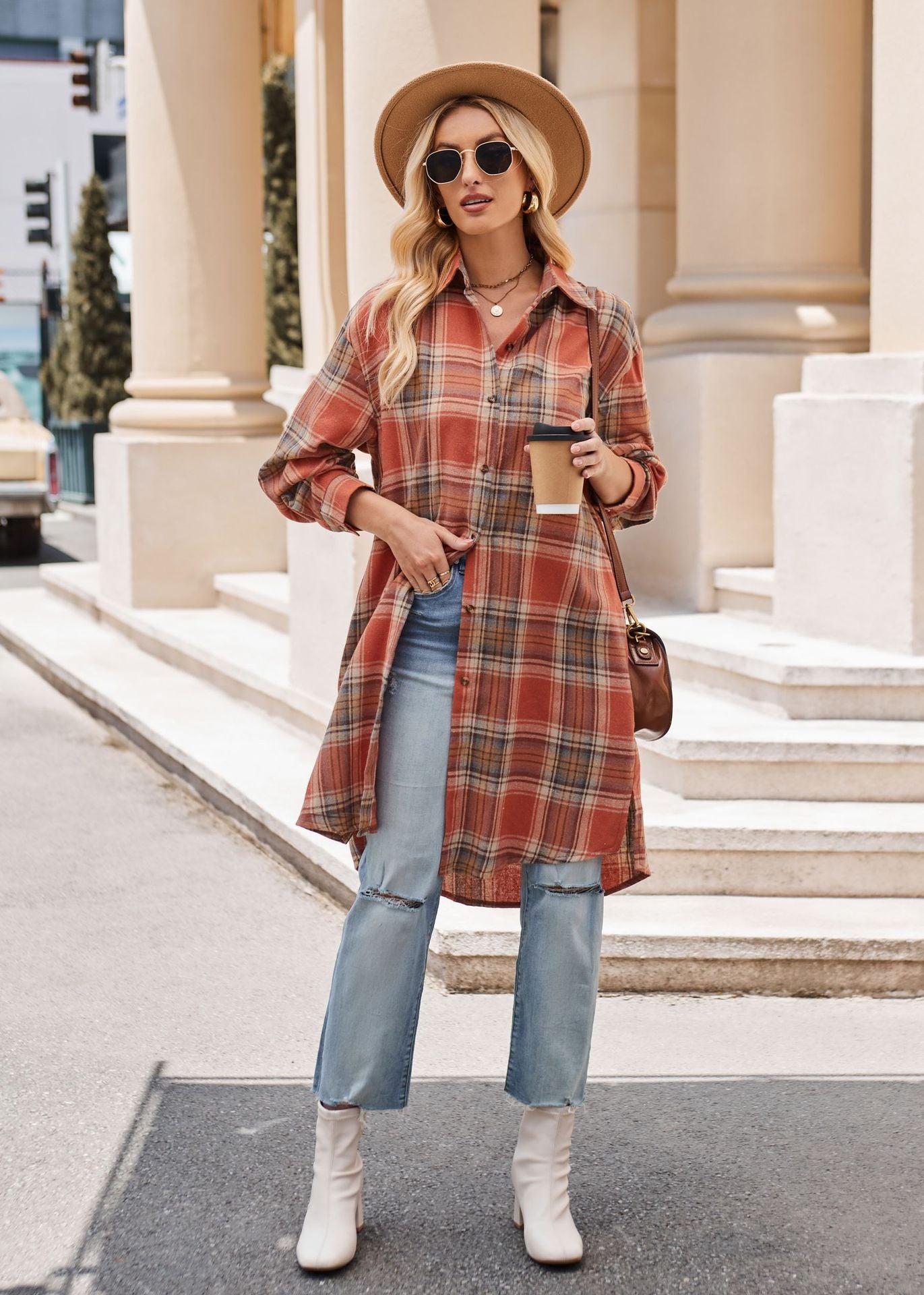 Falling Into Fall Plaid Shirt