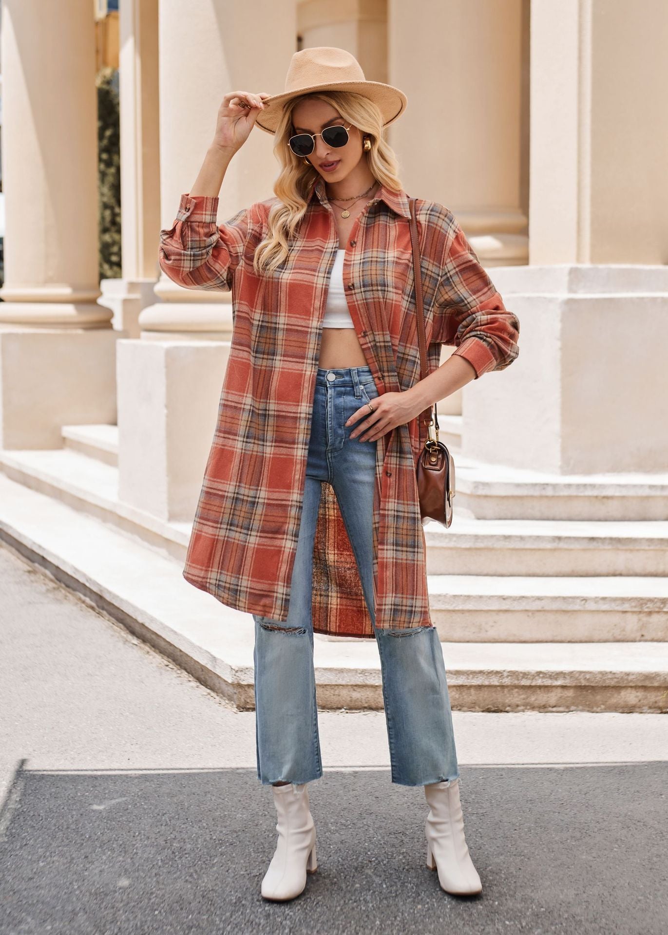 Falling Into Fall Plaid Shirt