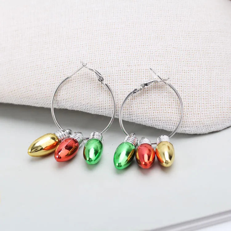 Christmas Light Earrings